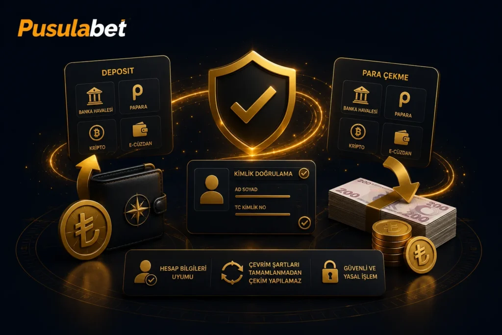 Para Çekme ve deposit İçin Hangi Koşullar Geçerlidir